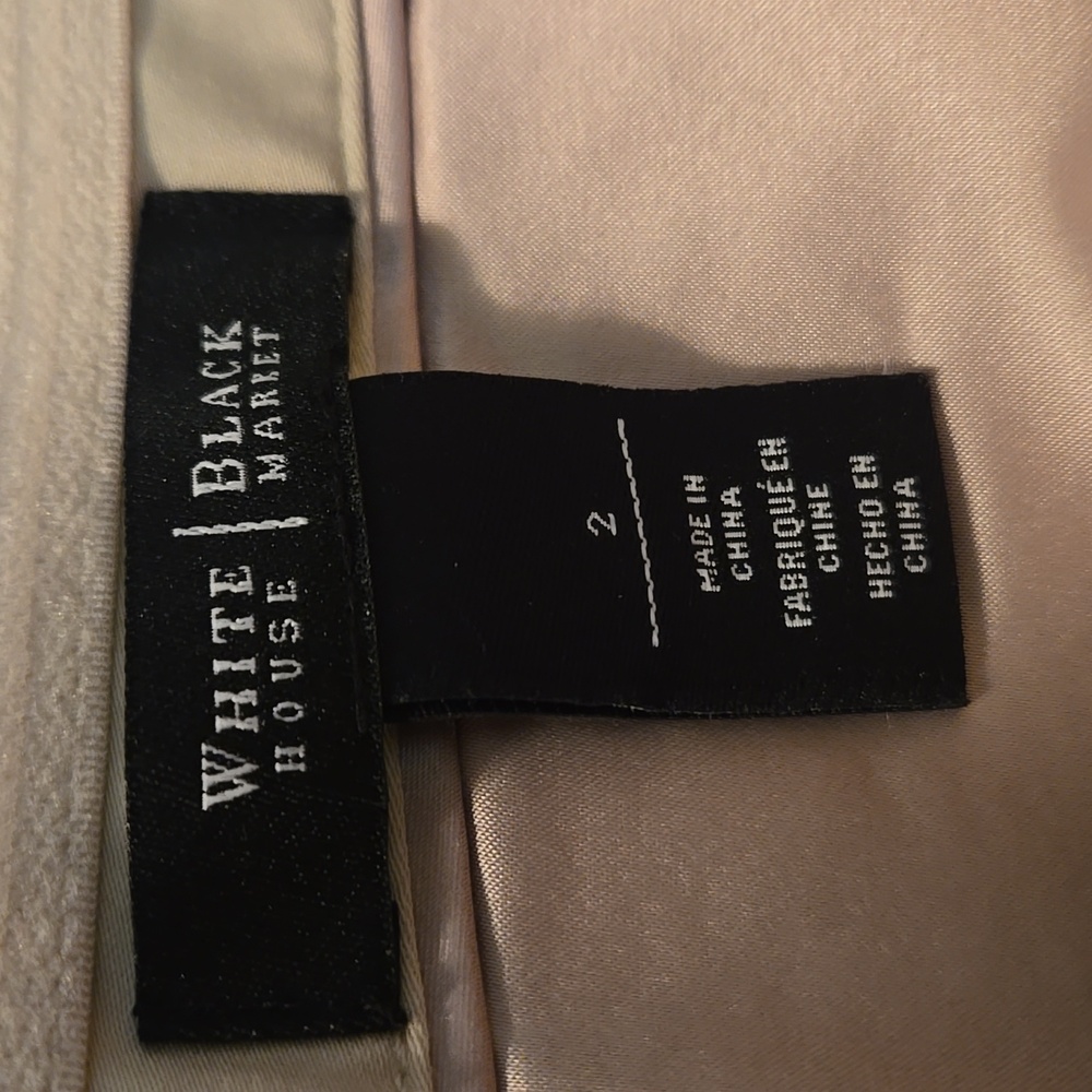 NWOT WHBM gold ombre sequin bustier size 2 - Picture 7 of 7